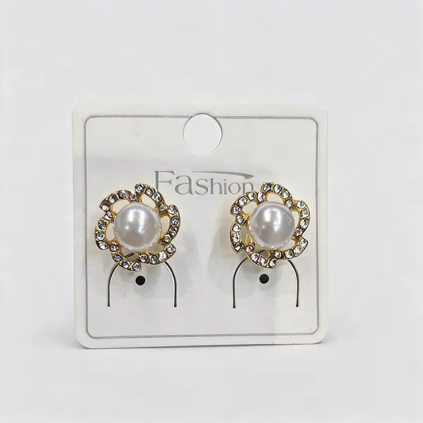 Pearl_Floral_Crystal_Stud_Earrings_For_Women