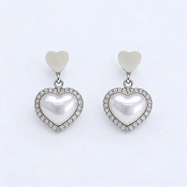 Silver_Crystal_Double_Heart_Drop_Earrings_For_Women