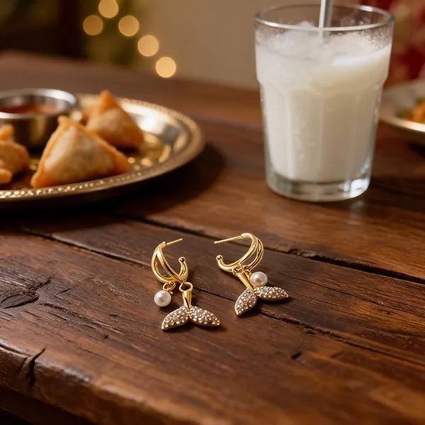 Gold_Stainless_Steel_Pearl_Crystal_Mermaid_Tail_Hoop_Earrings_For_Women