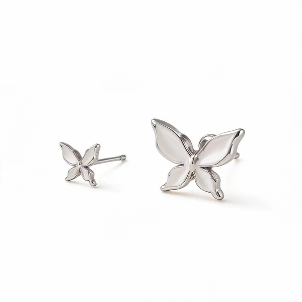 White_Enamel_Gold_Stainless_Steel_Butterfly_Stud_Earrings_For_Women