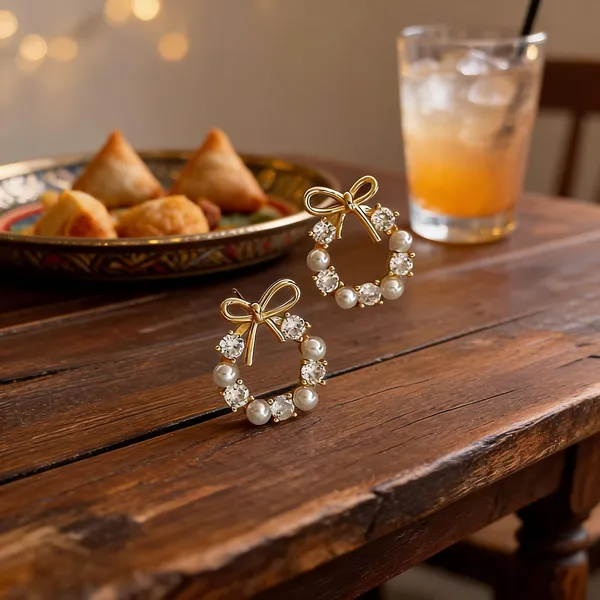 Gold_Pearl_Crystal_Bow_Wreath_Stud_Earrings_For_Women