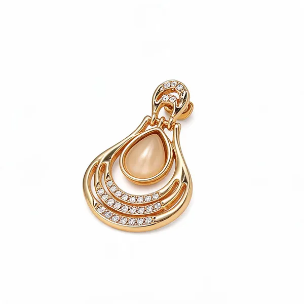 Gold_Pearl_Stone_Studded_Layered_Drop_Earrings_For_Women