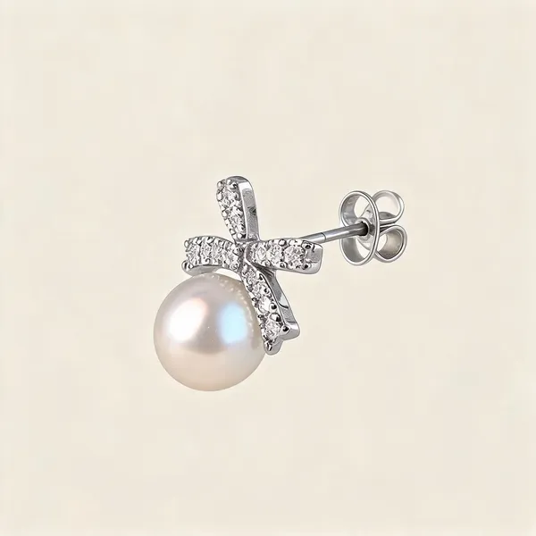 Pearl_Crystal_Bow_Stud_Earrings_For_Women