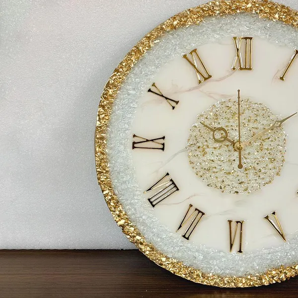 MKL_Resin_Arts_12-Inch_Personalized_Resin_Geode_Wall_Clock