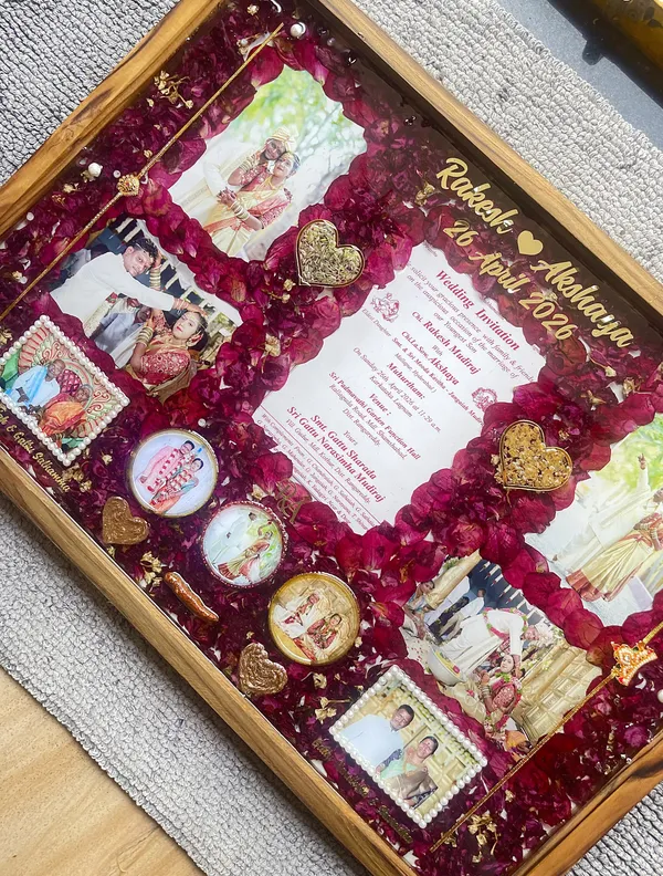 Wooden_Wedding_Invitation_Shadow_Box_Frame_With_Dried_Rose_Petals