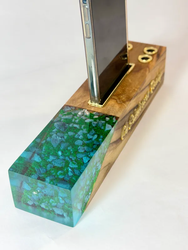 MKL_Resin_Arts_Teak_Wood_&_Ocean_Blue_Resin_Desk_Organizer_with_Phone_Holder