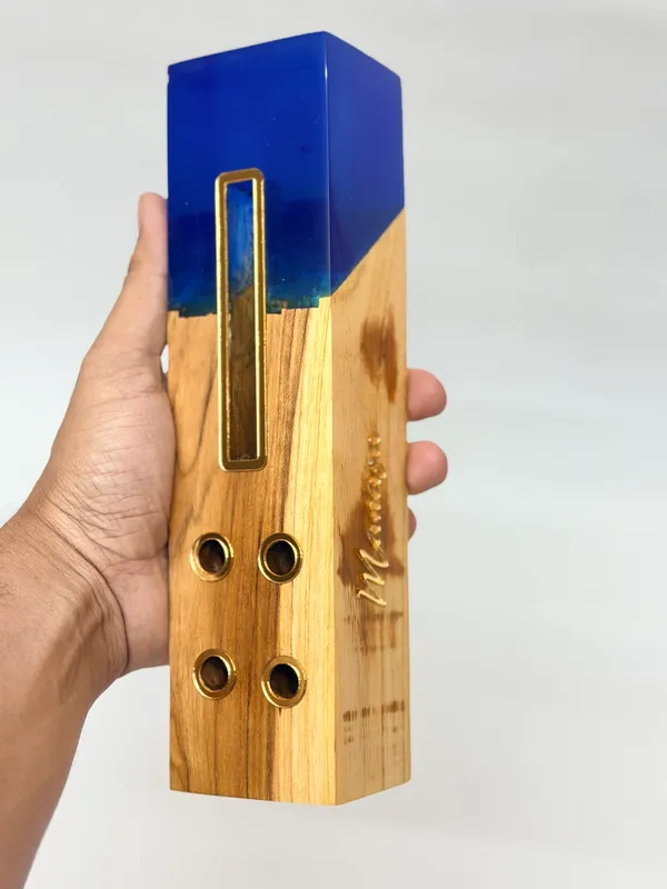 MKL_Resin_Arts_Teak_Wood_&_Resin_Desk_Organizer_with_Phone_Holder