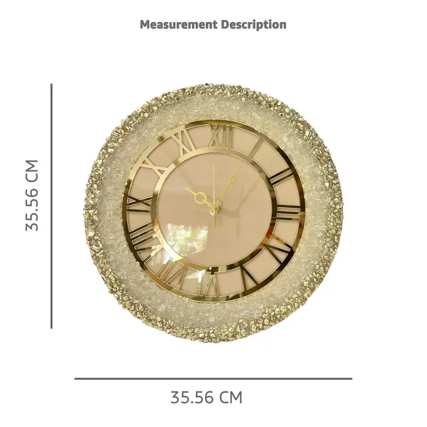MKL_Resin_Arts_Beige_Gold_Resin_Wall_Clock_–_14_Inch