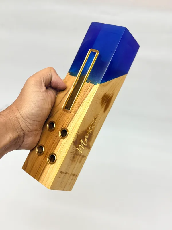 MKL_Resin_Arts_Teak_Wood_&_Resin_Desk_Organizer_with_Phone_Holder