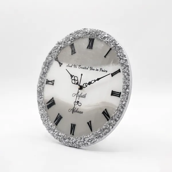 Mkl_Resin_Arts_Luxury_Couple_Name_Resin_Clock