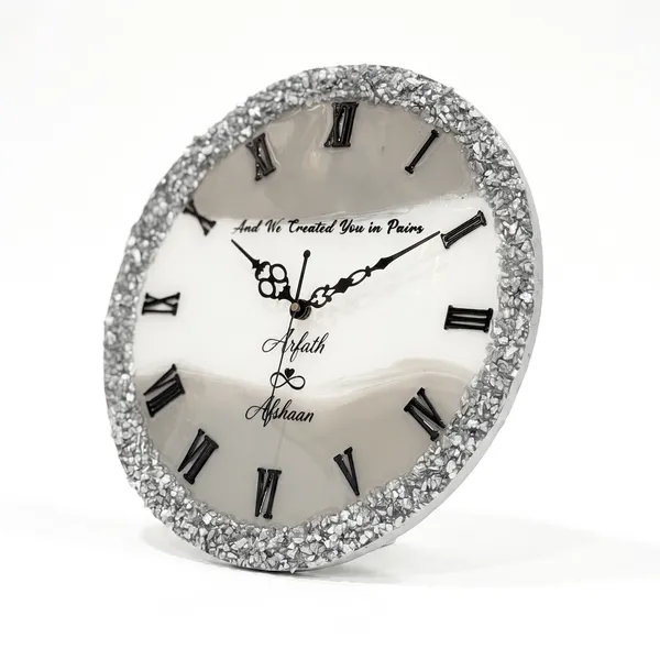 Mkl_Resin_Arts_Luxury_Couple_Name_Resin_Clock