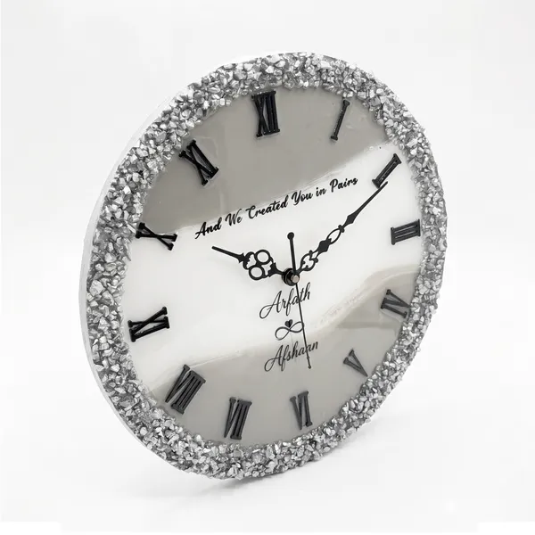 Mkl_Resin_Arts_Luxury_Couple_Name_Resin_Clock