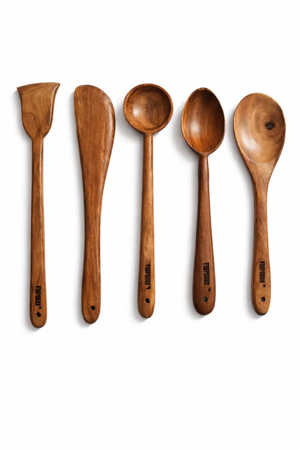 Pack_Of_5_Neem_Wood_Flat_Spatula,_Turner,_Ladle,_Cooking_And_Rice_Serving_Spoon