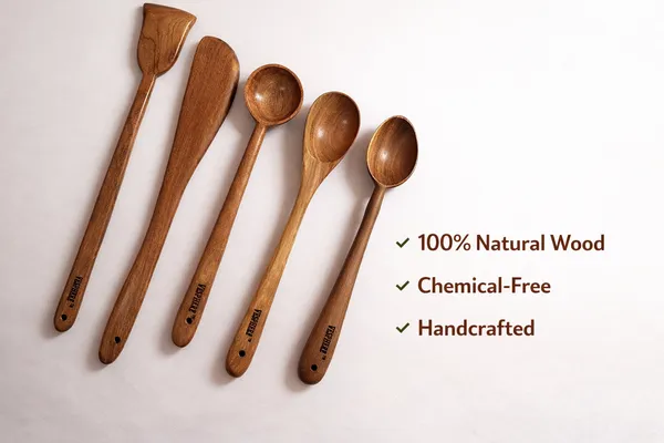 Pack_Of_5_Neem_Wood_Flat_Spatula,_Turner,_Ladle,_Serving_And_Cooking_Spoons