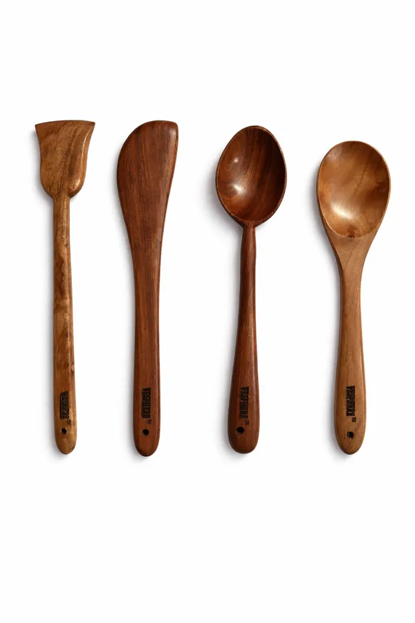 Pack_Of_4_Neem_Wood_Flat_Spatula,_Turner,_Cooking_And_Rice_Serving_Spoon