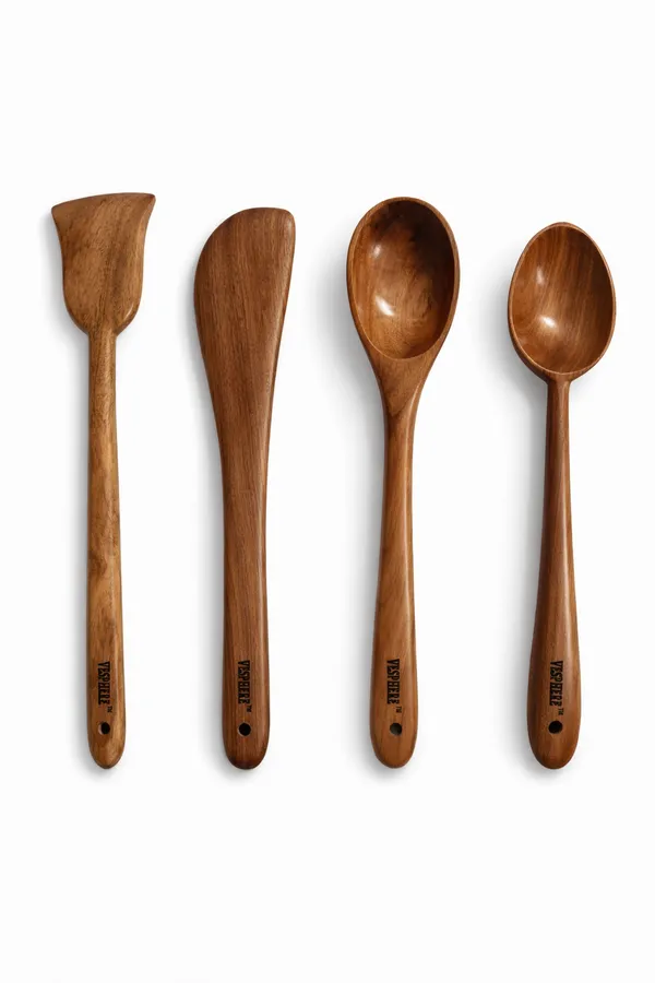 Pack_Of_4_Neem_Wood_Flat_Spatula,_Turner,_Serving_And_Cooking_Spoon