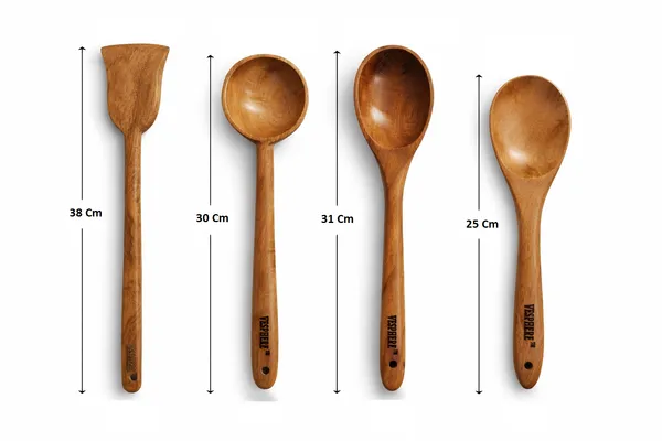Pack_Of_4_Neem_Wood_Flat_Spatula,_Ladle,_Serving_And_Rice_Serving_Spoon
