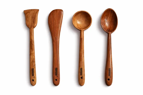 Pack_Of_4_Neem_Wood_Flat_Spatula_Turner_Ladle_Cooking_Spoon