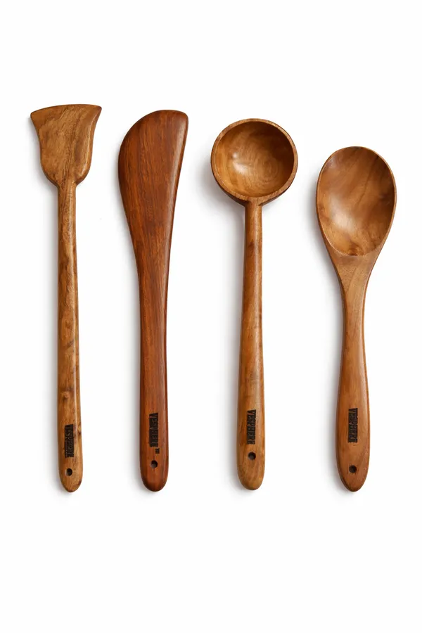 Pack_Of_4_Neem_Wood_Flat_Spatula,_Turner,_Ladle_And_Rice_Serving_Spoon