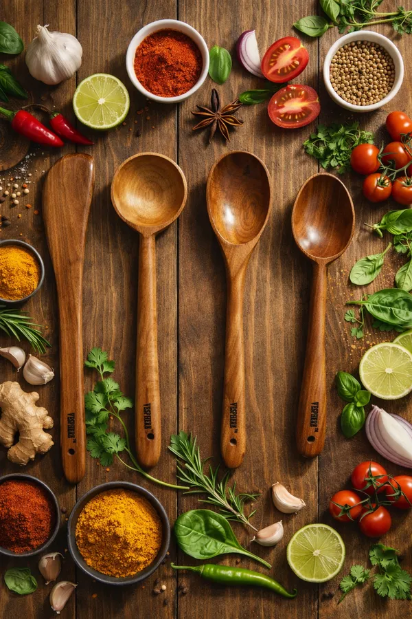 Pack_Of_4_Neem_Wood_Turner,_Ladle,_Serving_And_Cooking_Spoon