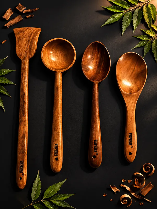 Pack_Of_4_Neem_Wood_Flat_Spatula,_Ladle,_Cooking_And_Rice_Serving_Spoon