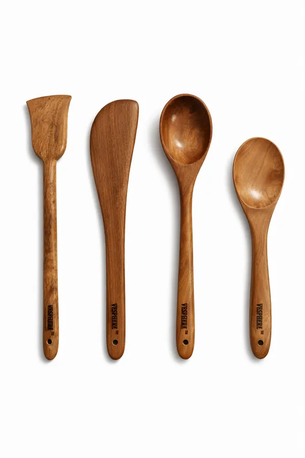 Pack_Of_4_Neem_Wood_Flat_Spatula,_Turner,_Serving_And_Rice_Serving_Spoon