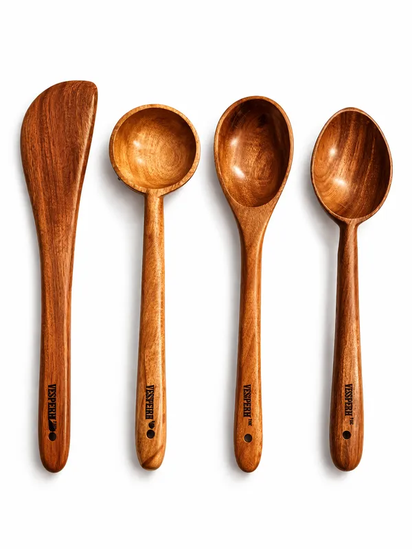 Pack_Of_4_Neem_Wood_Turner,_Ladle,_Serving_And_Cooking_Spoon