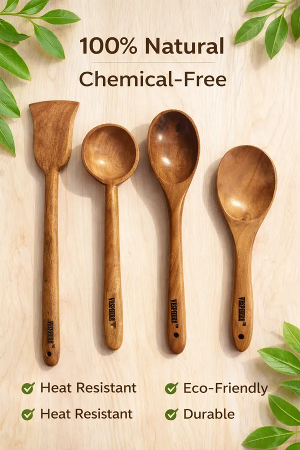 Pack_Of_4_Neem_Wood_Flat_Spatula,_Ladle,_Serving_And_Rice_Serving_Spoon