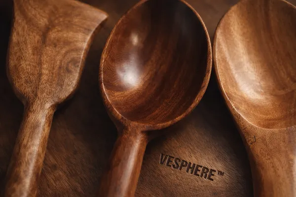 VESPHERE_Premium_Neem_Wood_Flat_Spatula,_Cooking_Rice_Serving_Spoon_Set