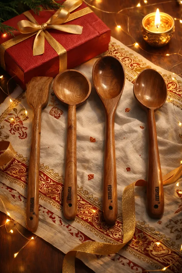 Pack_Of_4_Neem_Wood_Flat_Spatula,_Ladle,_Serving_And_Cooking_Spoon