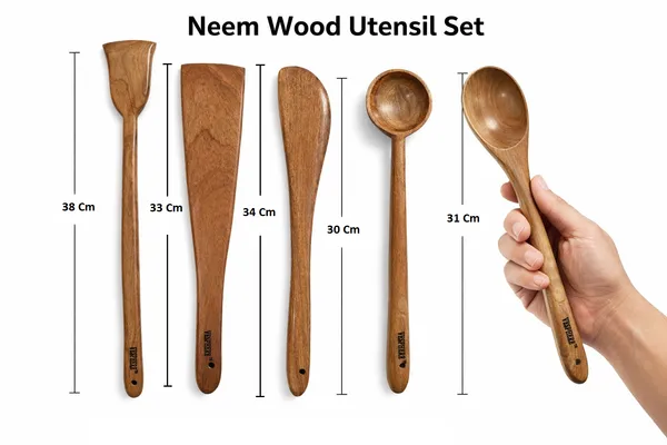 Pack_Of_5_Neem_Wood_Flat_Spatula,_Wide_Spatula,_Turner,_Ladle_And_Serving_Spoon