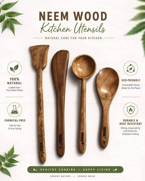 Pack_Of_4_Neem_Wood_Flat_Spatula,_Turner,_Ladle_And_Rice_Serving_Spoon