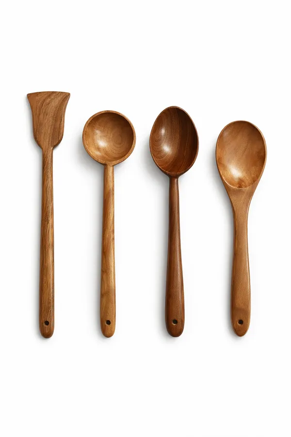 Pack_Of_4_Neem_Wood_Flat_Spatula,_Ladle,_Cooking_And_Rice_Serving_Spoon