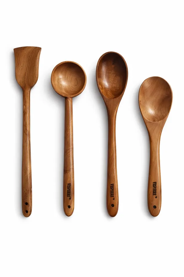 Pack_Of_4_Neem_Wood_Flat_Spatula,_Ladle,_Serving_And_Rice_Serving_Spoon