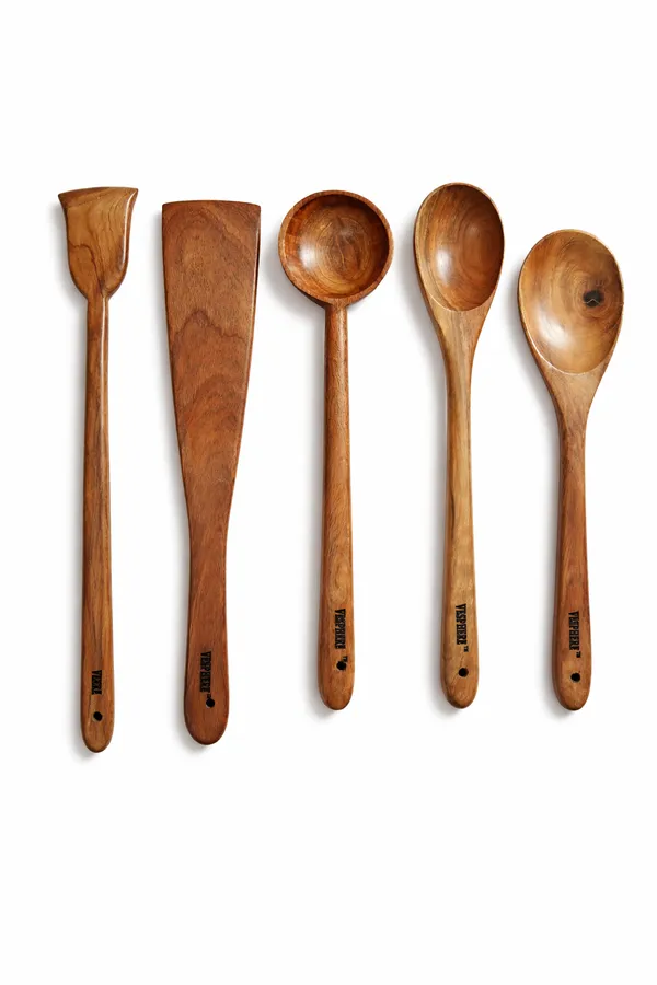 Pack_Of_5_Neem_Wood_Flat_Spatula,_Wide_Spatula,_Ladle,_Serving_And_Rice_Serving_Spoon