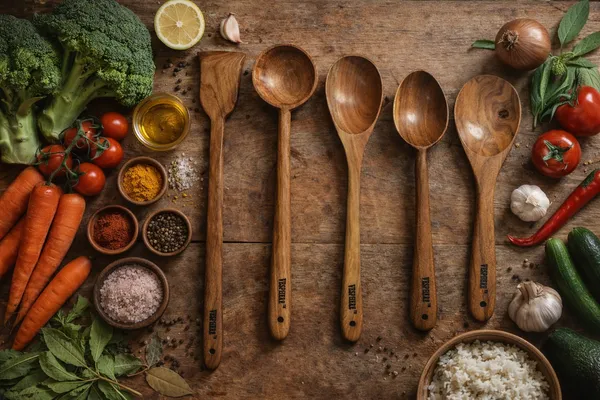Pack_Of_5_Neem_Wood_Flat_Spatula,_Ladle,_Serving,_Cooking_And_Rice_Serving_Spoon