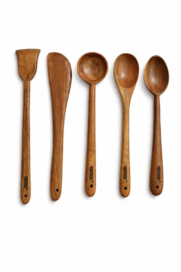Pack_Of_5_Neem_Wood_Flat_Spatula,_Turner,_Ladle,_Serving_And_Cooking_Spoons