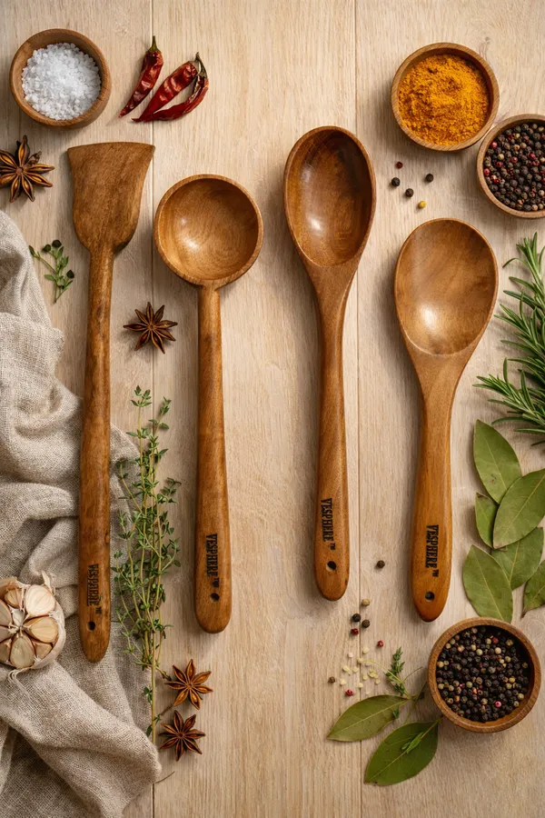 Pack_Of_4_Neem_Wood_Flat_Spatula,_Ladle,_Serving_And_Rice_Serving_Spoon