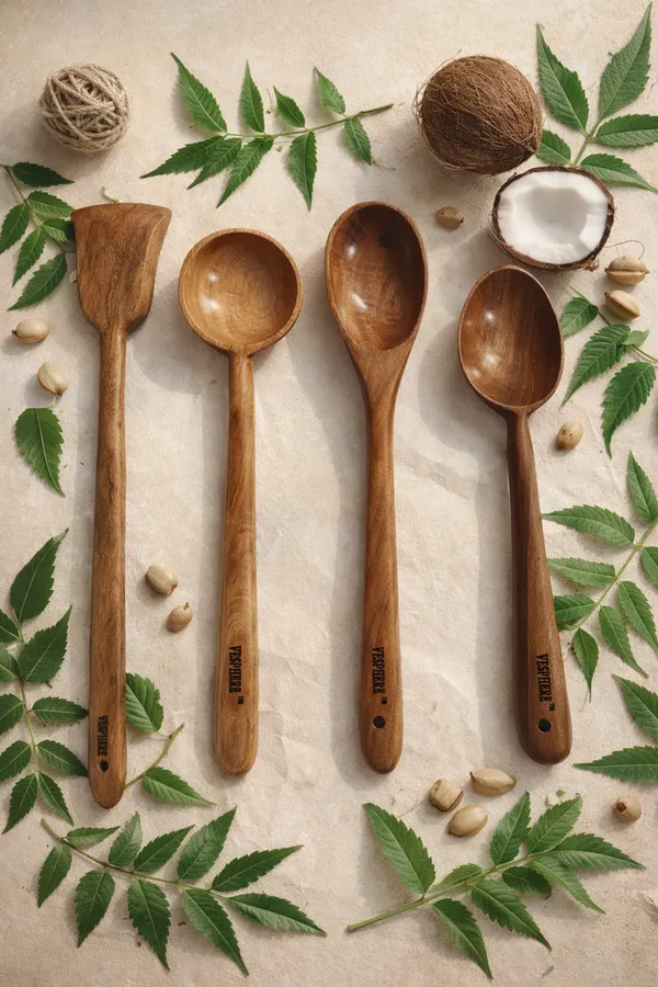 Pack_Of_4_Neem_Wood_Flat_Spatula,_Ladle,_Serving_And_Cooking_Spoon