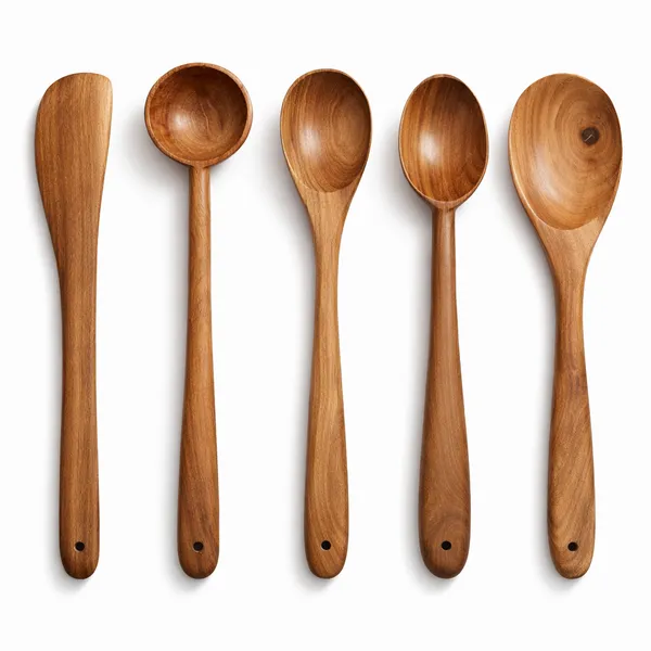 Pack_Of_5_Neem_Wood_Turner,_Ladle,_Serving,_Cooking_And_Rice_Serving_Spoon