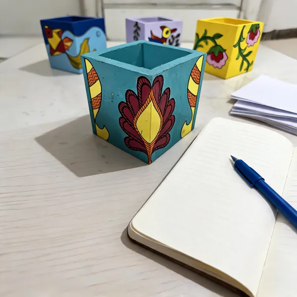 Floral_Motif_Pen_Holder