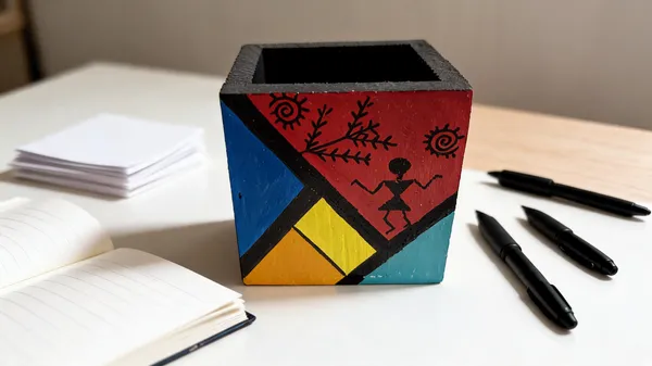 Folk_Art_Pen_Holder