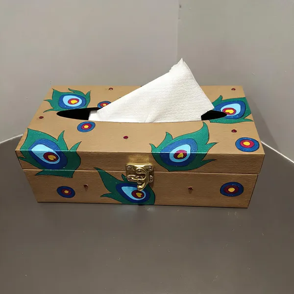 Peacock_Print_Tissue_Box_Cover