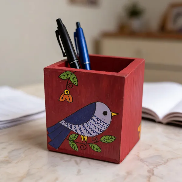 Red_Bird_Motif_Pen_Holder