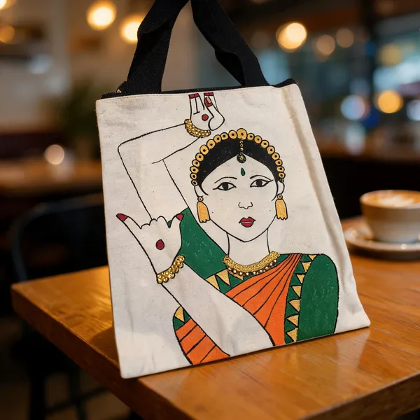 Indian_Woman_Print_Tote_Bag