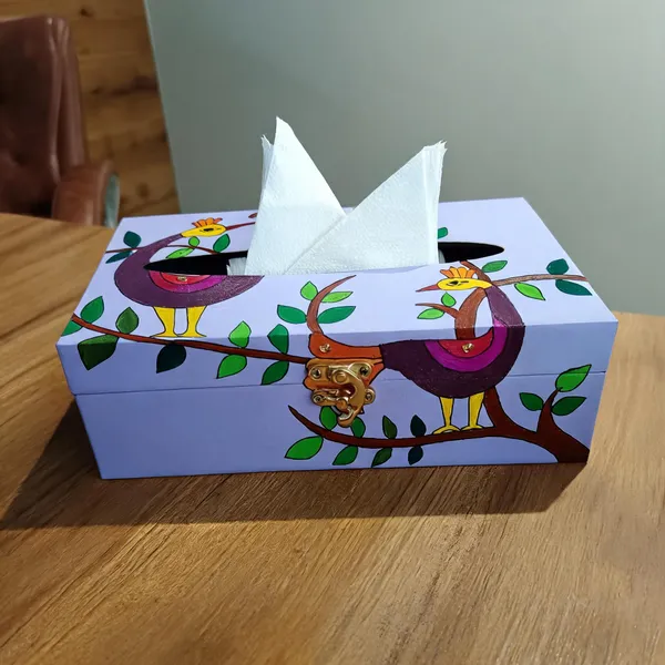 Decorative_Bird_Print_Tissue_Box_Cover