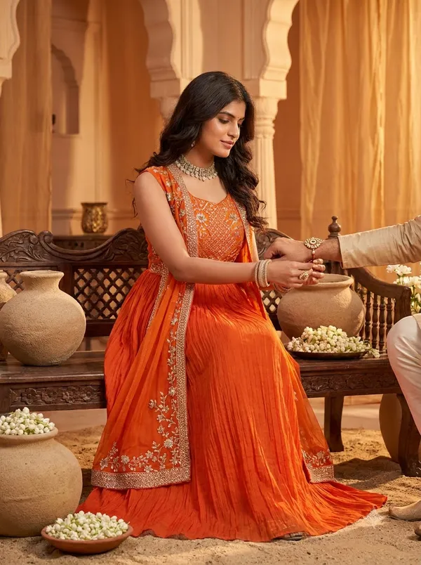 Orange_Embroidered_Lehenga_Set_for_Women