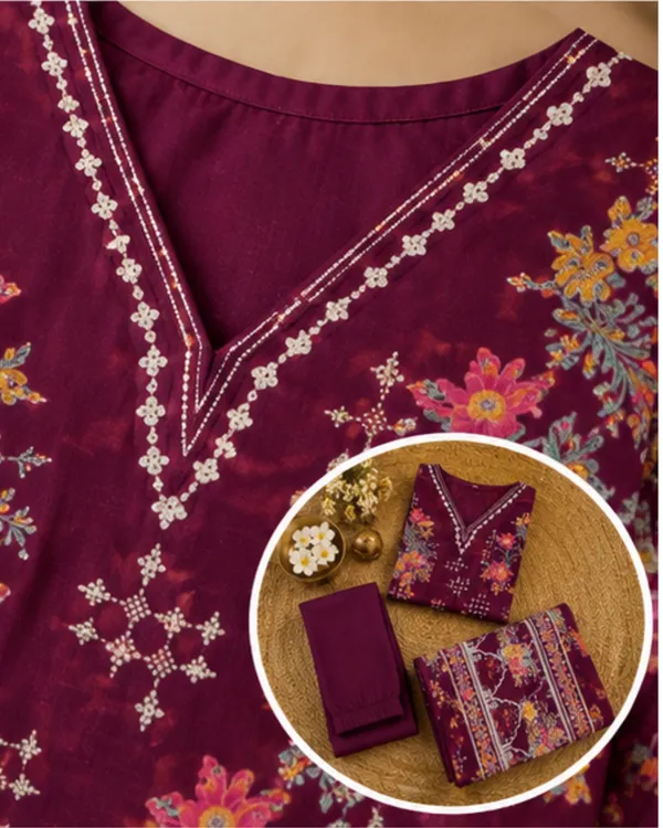 Purple_Cotton_Floral_Print_Straight_Kurta_Set_for_Women