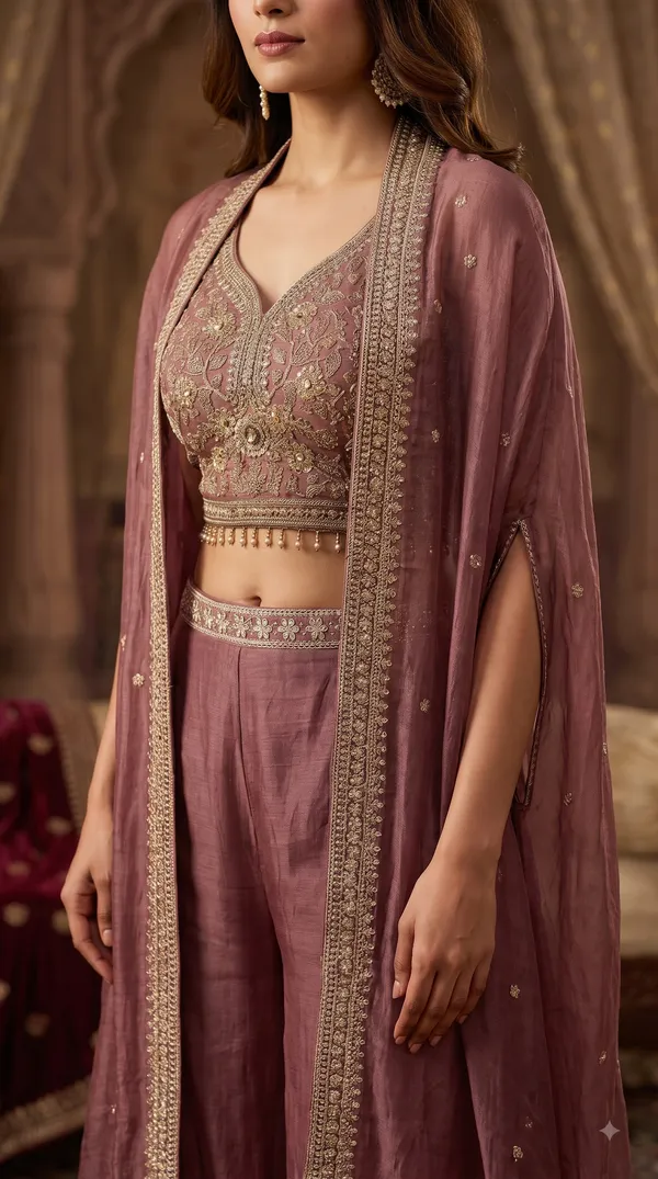 Mauve_Embroidered_Cape_Style_Ethnic_Plazo_Set_for_Women