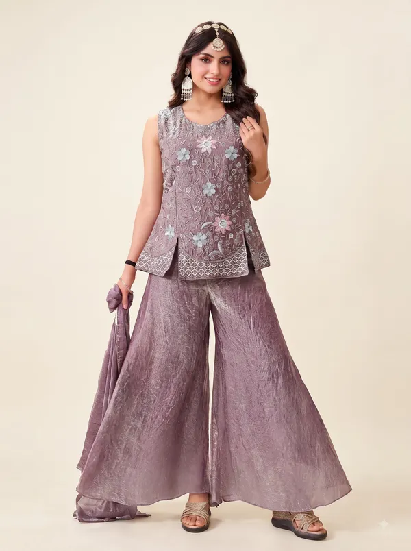 Mauve_Embroidered_Kurta_Palazzo_Dupatta_Set_for_Women